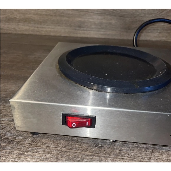 Adcraft Coffee Warmer WP-2 Side by Side  Plate With 2 Stations - Picture 2 of 9